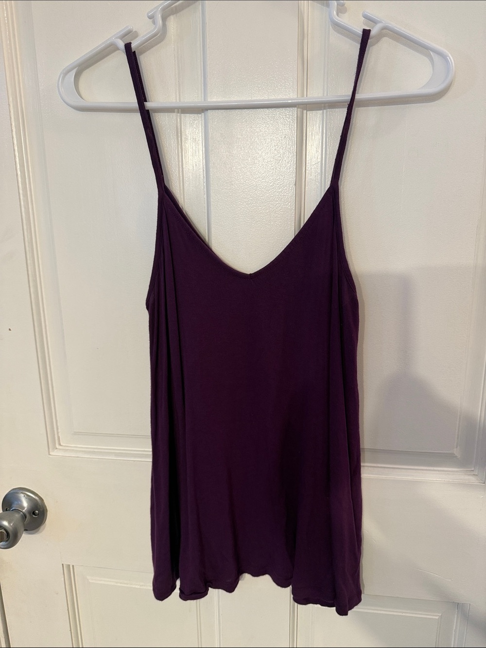 Express Plum V-Neck Swing Camisole